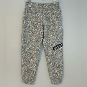 NFL Team Apparel Youth Patriots Sweatpants Gray Size L (14/16)